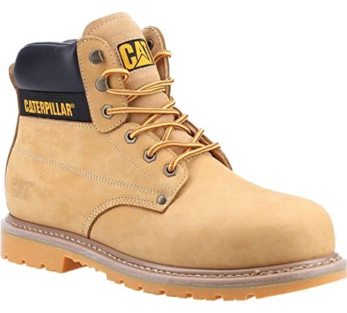 Caterpillar Powerplant S3 Botas para hombre Amarillo, miel, 47 EU