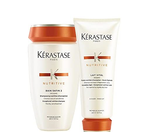 Dúo champú y acondicionador Kérastase Bain Satin 2 y Lait Vital