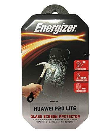 Energizer SP2HUXP20LM - Protector de Pantalla de Cristal para Huawei P20 Lite (0-40 mm - antiarañazos - Ultra Resistente - Transparente)