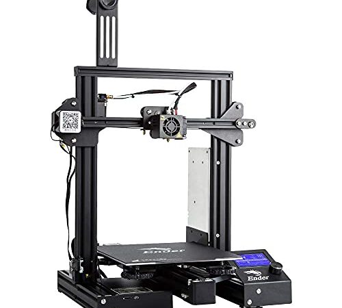 Impresora 3D Oficial Creality Ender 3 Pro con Fuente de alimentación Meanwell y Placa magnética Flexible, impresión de currículum Vitae 220x220x250mm