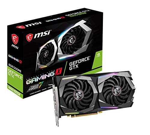 MSI Geforce GTX 1660 SUPER GAMING X - Tarjeta gráfica (6 GB GDDR6, 192 bit, Boost: 1830 MHz, DisplayPort x 3, HDMI 2.0b x 1)