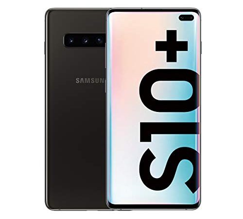 Samsung Galaxy S10+, Smartphone de 6.4" QHD+ Curved Dynamic Amoled, 16 Mp, Exynos 9820, Wireless & Fast & Reverse Charging, Android, 128 GB, Negro Cerámico