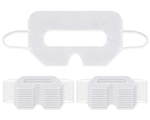 SCSpecial 20 Piezas Universal VR Higiene desechable Cubierta de la Cara Cubierta de la Cara, Compatible con HTC Vive, PSVR Playstation VR, Oculus Rift