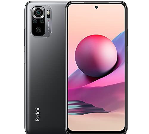 Xiaomi Redmi Note 10S Smartphone,6GB 128GB Teléfono Móvil,6.43" AMOLED Dot Display,MediaTek Helio G95 Procesador,Cámara Cuádruple Versión Global(Gris)