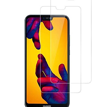 2 Unidades Protector de Pantalla Huawei P20 Lite, WEOFUN Protector Cristal Templado para Huawei P20 Lite Vidrio Templado 5.84''[0.33mm Ultra Transparent]