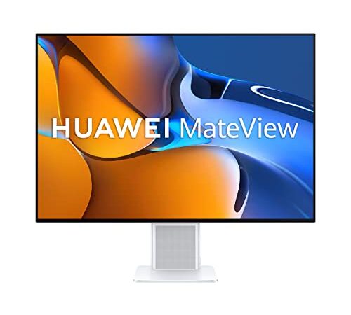 HUAWEI MateView - Monitor de 28,2'' 4K+ UHD en color real (3840 x 2560, 3:2, IPS, 98% colores DCI-P3, Certificado VESA DisplayHDR™ 400, Control SmartBar táctil, HDMI, Mini DP), Plata