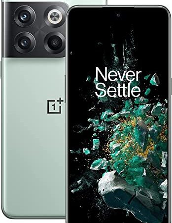 OnePlus 10T 5G con 16GB RAM y 256GB de memoria con SUPERVOOC de 150 W Endurance Edition y Triple sistema de cámara 50MP - 2 años de garantía - Jade Green