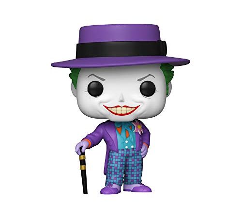 Pop! Heroes:Batman 1989 -Joker w/Hat. Chase!! This Pop! Figure Comes with a 1 in 6 Chance of Receiving The Special Addition Alternative Rare Chase Version