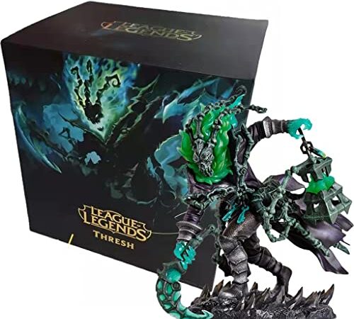 League Of Legends Figura Thresh, impresionante y fascinante merchandising oficial para League Of Legends Thresh Statue, viene con caja original y tarjeta de verificación