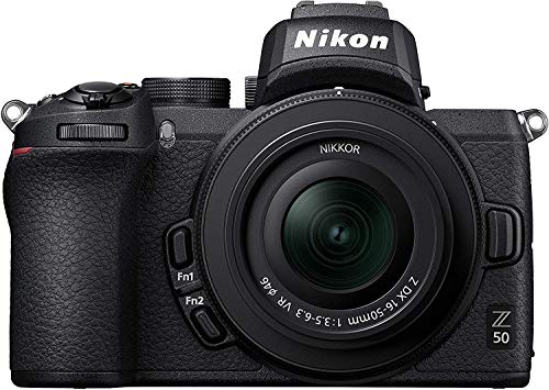 Nikon Z50 - Cámara sin Espejo con Objetivo 16-50 DX VR, trípode, Tarjeta SD 64GB 1000X y Libro - Versión NIKONISTAS