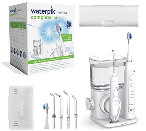 Waterpik Complete Care 9.0 - Cepillo de dientes eléctrico sónico y irrigador bucal