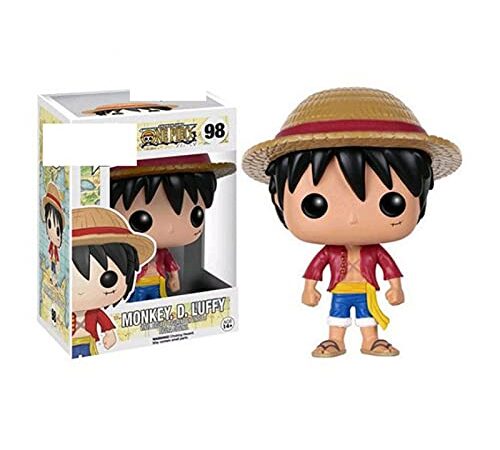 Anime Pop Figures One Piece Monkey. D. Luffy #98 PVC Figura Modelo Juguetes para Niños Regalos de cumpleaños con caja 10Cm