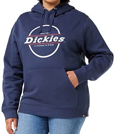 Dickies Towson Hooded Sweatshirt, Sudadera Hombre, Azul (Navy Blue), S