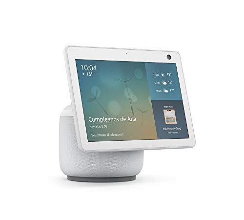 Echo Show 10 (3.ª generación) | Pantalla inteligente HD con movimiento y Alexa, Blanco