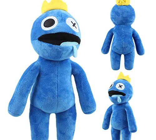 Juguete de Peluche Rainbow Friends,Muñeco de Peluche Rainbow Friends,Wiki de los Amigos del Arco Lris,Juego Terror Juguetes de Peluche,Peluche Azul de Rainbow Friends,Regalos para Niño y Aficionados