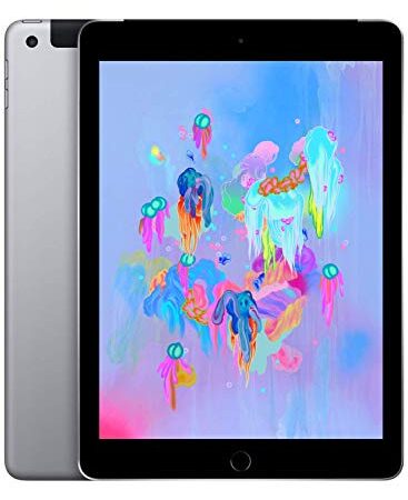 Apple iPad 9.7 (6.ª Generación) 128GB Wi-Fi + Cellular - Gris Espacial - Desbloqueado (Reacondicionado)