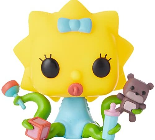 Funko - Pop! Animation: Simpsons - Maggie Figura De Vinil, Multicolor (39727)