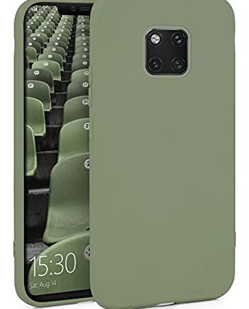 MyGadget Funda para Huawei Mate 20 Pro en Silicona TPU - Carcasa Slim & Flexible - Case Resistente Antigolpes y Anti choques - Ultra Protectora - Verde Menta