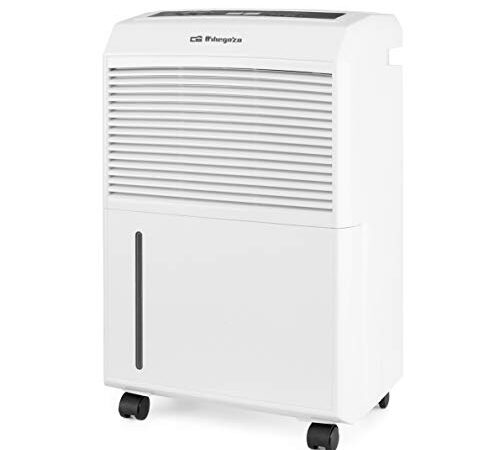 Orbegozo Dh 3000 - Deshumidificador Con Capacidad De Deshumidificación De 30L/Día, Refrigerante R290, Depósito 5,8 L, Área De Aplicación 120 M2, Sistema Anti-Congelación, 495 W