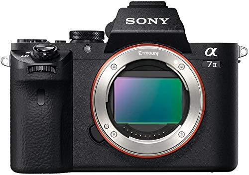 Sony Alpha 7 II - Cámara evil de fotograma completo (24.3 Megapíxeles, enfoque automático híbrido rápido, estabilización de imagen óptica de 5 ejes, grabación de vídeos en formato XAVC S)