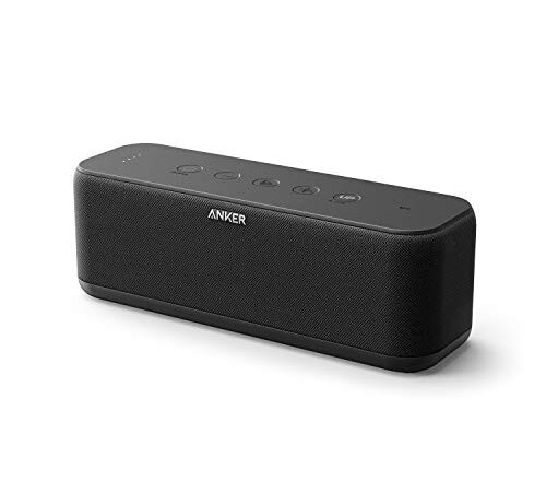 Anker Soundcore Boost Altavoz Bluetooth Upgrade con un Sonido increíble, BassUp, 12h de reproducción, USB-C, IPX7, Altavoz inalámbrico con ecualización personalizada en App, emparejamiento estéreo