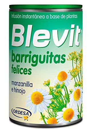 Blevit Barriguitas Felices - Infusión digestiva en polvo con Manzanilla e Hinojo, 150g
