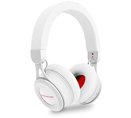 Energy Sistem BT Urban 3 - Auriculares Bluetooth (Deep Bass, acabados metálicos, batería de larga duración), color blanco