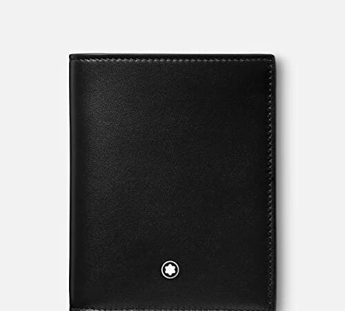 Montblanc Meisterstück Compact Wallet 6cc BK Cartera, Adultos Unisex, Multicolor (Multicolor), Talla Única