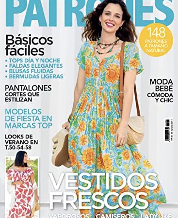 Patrones #435 | Vestidos fáciles. Tallas desde la 36 a la 58. 148 patrones ropa mujer