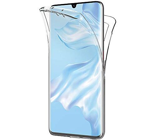 AICEK Funda Huawei P30 Pro, Transparente Silicona 360°Full Body Fundas para Huawei P30 Pro Carcasa Silicona Funda Case (6,47 Pulgadas)