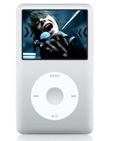 Apple iPod Classic Video Mp3 / MP4 reproductor de música (80 GB (6ª generación), blanco/plateado (renovado)