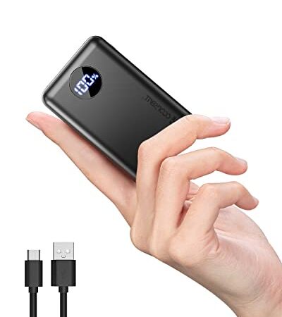 Coolreall Bateria Externa Carga Rapida 20000mAh, Mini Power Bank 22.5W PD & QC 4.0, Cargador Portatil 3A (USB C Input/Output) LED Compatible con iPhone Samsung Xiaomi Huawei iPad etc [2022Versión]