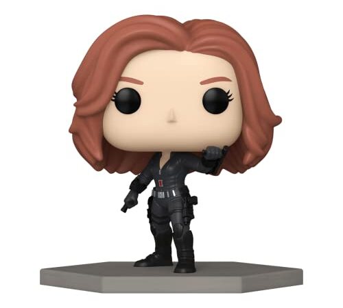 Funko Pop Marvel: Civil War: Build A Scene - Black Widow - Amazon Exclusive