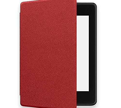 OcioDual Funda Libro con Tapa para Amazon Kindle Paperwhite Gen.10 2019 2020 Resistente al Agua Roja Función Suspensión E-Book