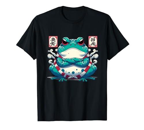 Arte japonés del sapo de la rana gruñona Camiseta