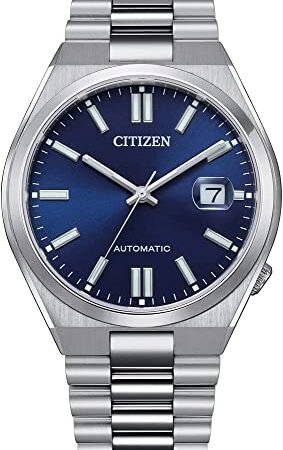 Citizen Reloj Analógico para Hombres de Automático con Correa en Acero Inoxidable NJ0150-81L