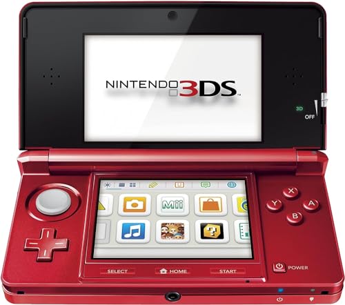 Nintendo 3ds Metallic Red