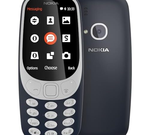 Nokia 3310 Dual SIM - Teléfono Móvil Retro, color Azul Oscuro - versión 2017