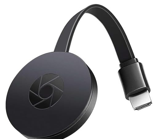 2.4GHz Adaptador Dongle HDMI Inalámbrico, Receptor Pantalla WiFi 1080P Compatible con Miracast, Airplay, DLNA para Android, iOS, Windows, Mac