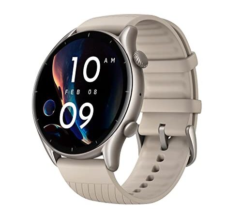 Amazfit GTR 3 46mm Smartwatch Pantalla AMOLED de 1.39" Reloj Inteligente Fitness GPS 150 +Modos Deportivos 21 días de duración de la batería Monitoreo de Salud Alexa Integrado Zepp OS Sistema 5ATM