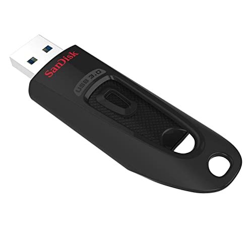 SanDisk Ultra 256GB Pendrive, Memoria flash USB 3.0 hasta 130 MB/s, (SecureAccess Software, Protección de contraseñas) Negro