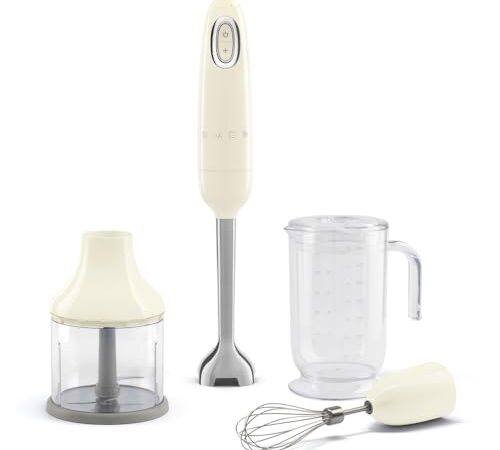 SMEG HBF03CREU Batidora de Mano, Plastic