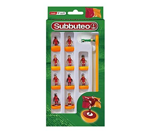 Rocco Giocattoli - Subbuteo Equipos Blanco/Negro Blanco/Celeste Amarillo/Rojo